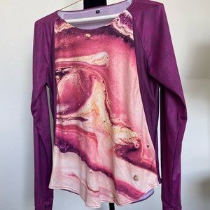 Tri Sirena long sleeved running top. Size M EUC Worn a few times.